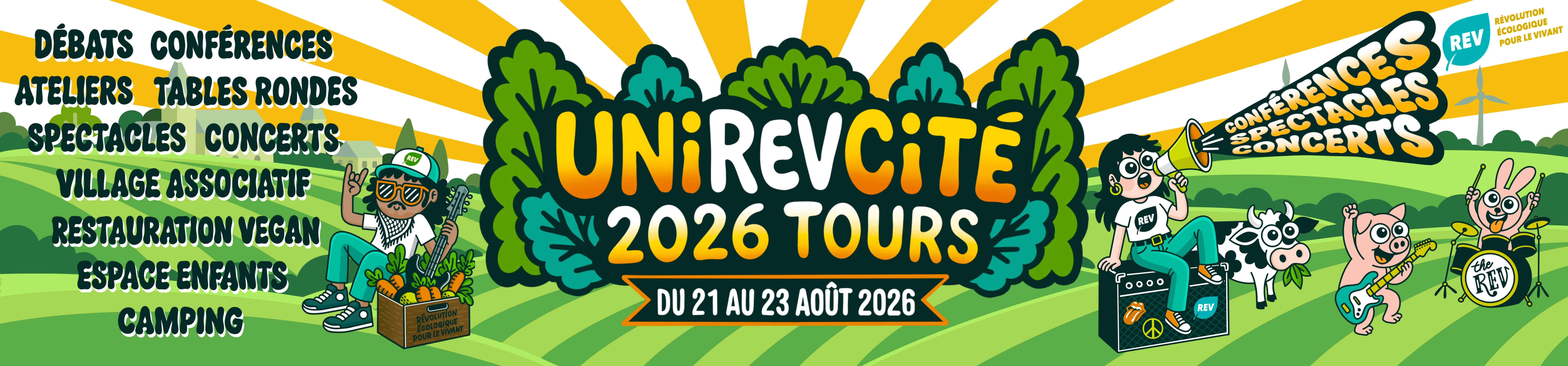 Devenez bénévole pour l'UniREVcité 2026 !