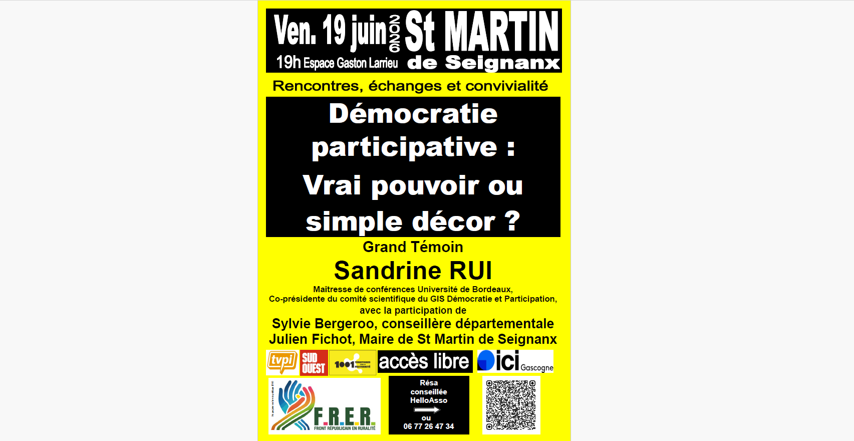 Image en premier plan