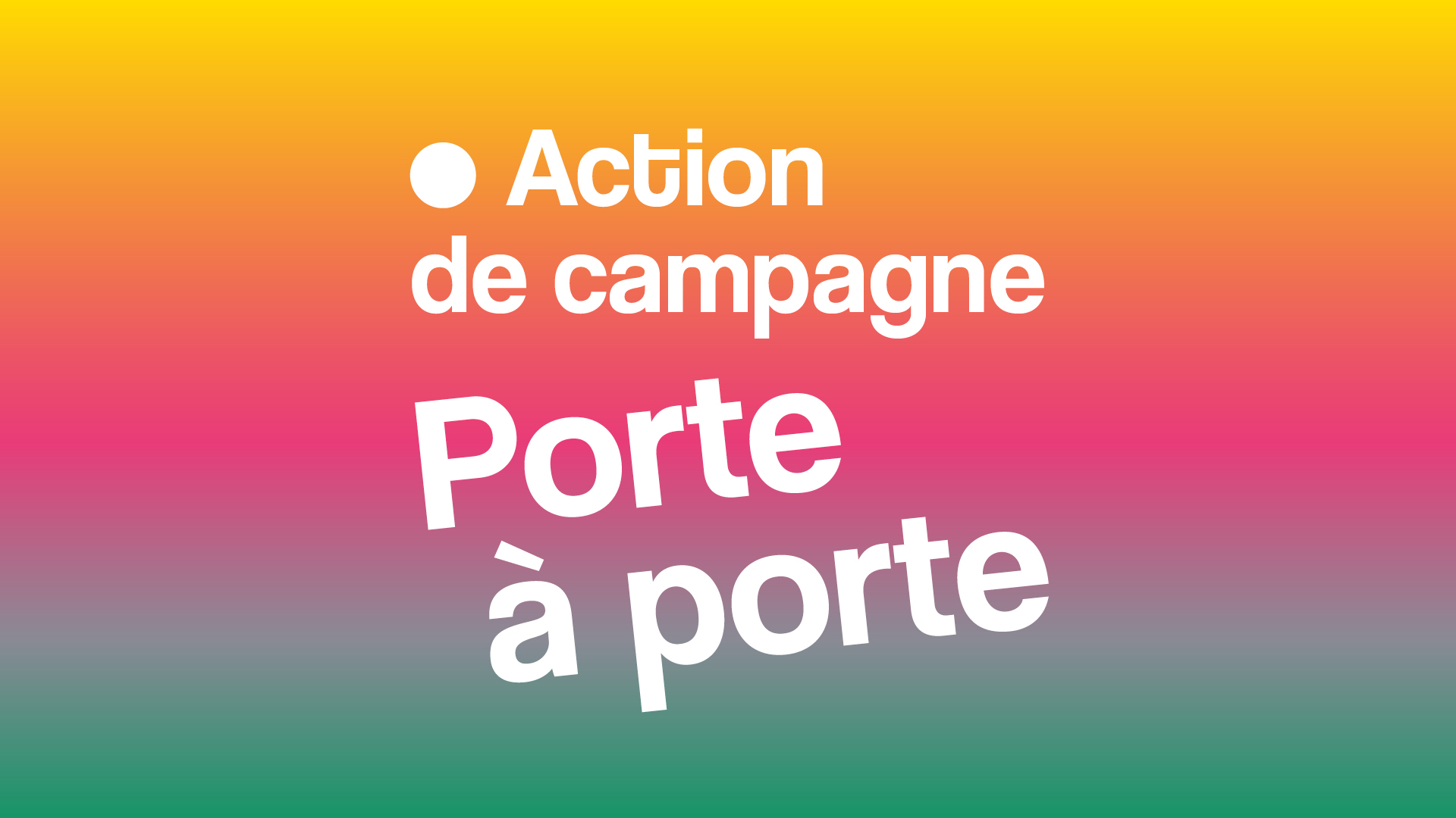 Image en premier plan