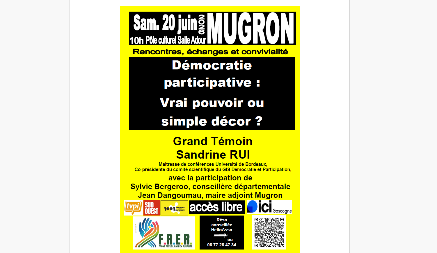 Image en premier plan