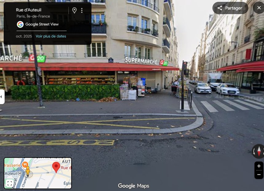 Image en premier plan