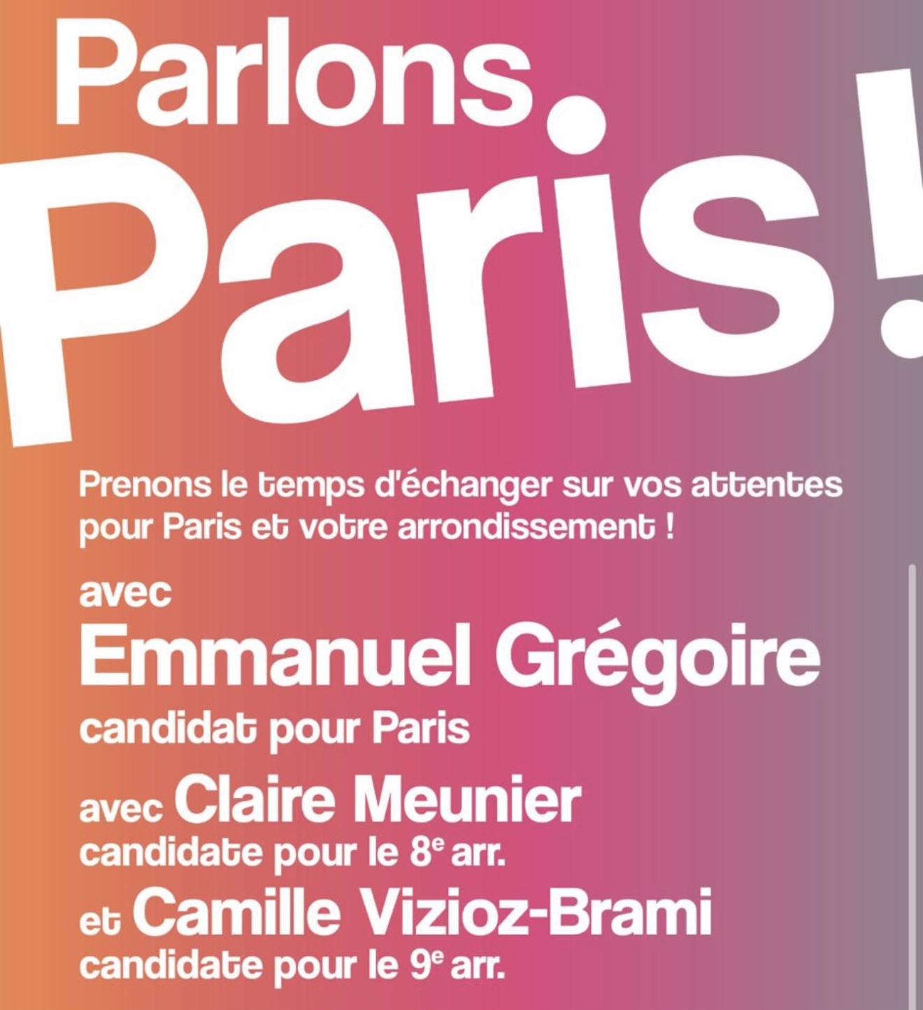 Image en premier plan