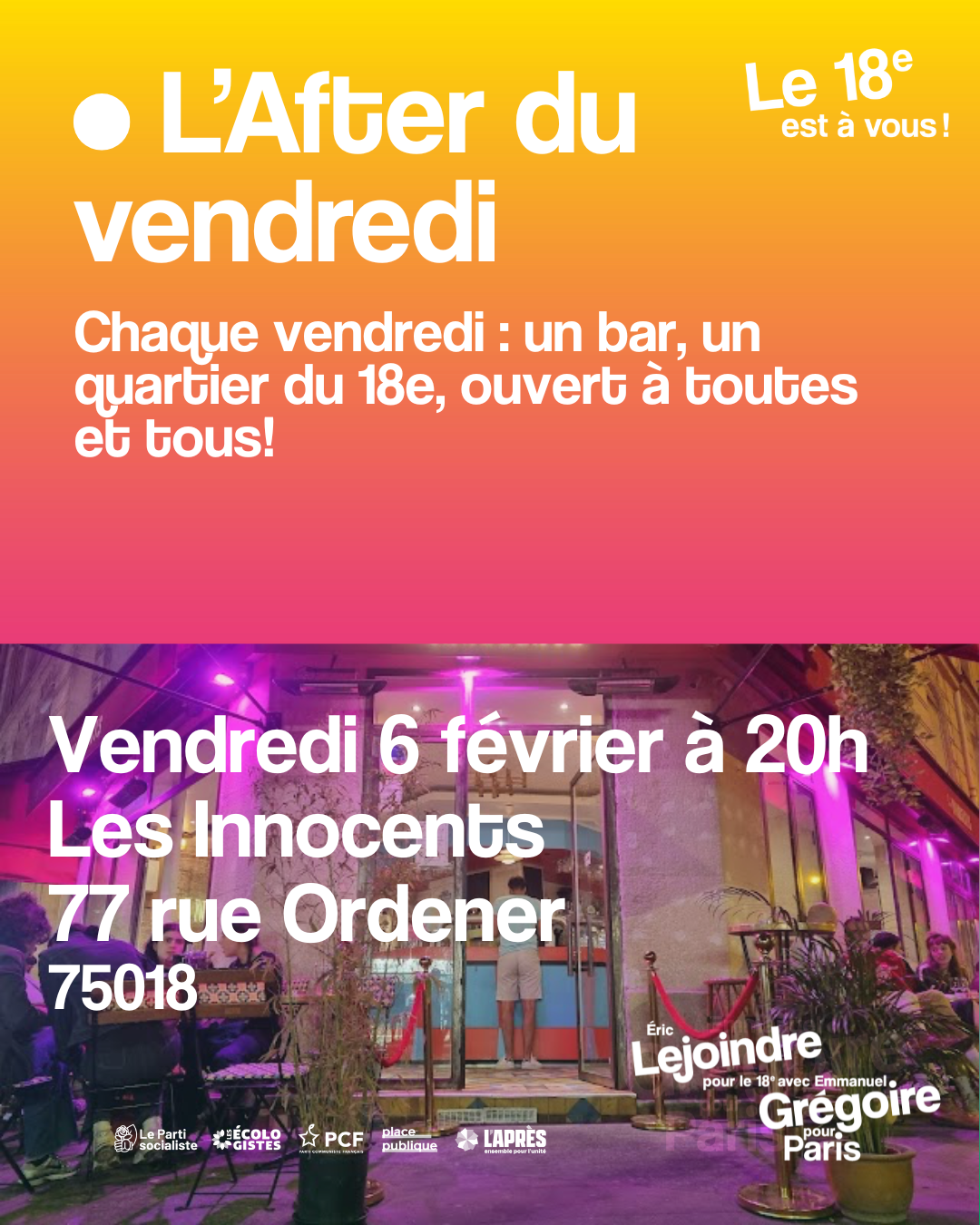 Image en premier plan