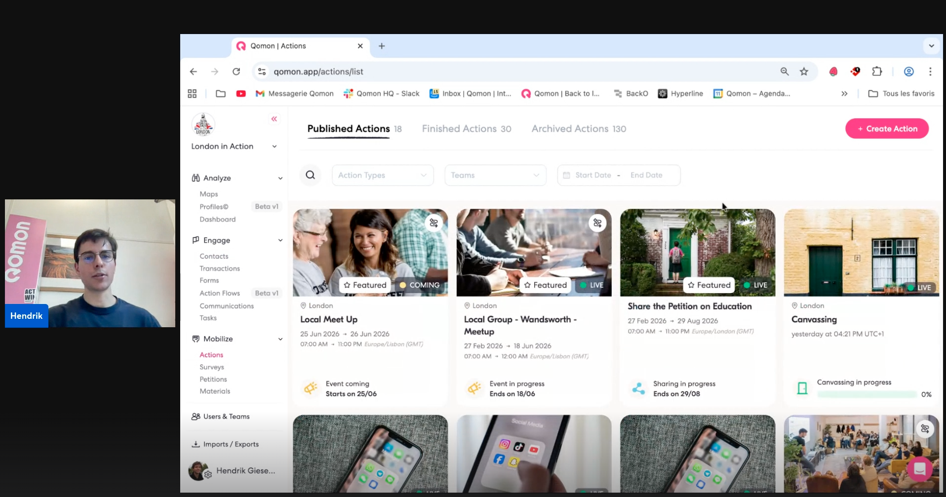 Image en premier plan