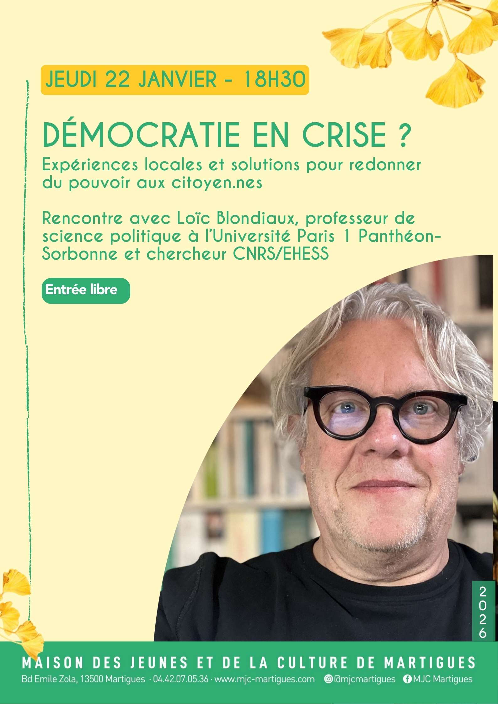 Image en premier plan