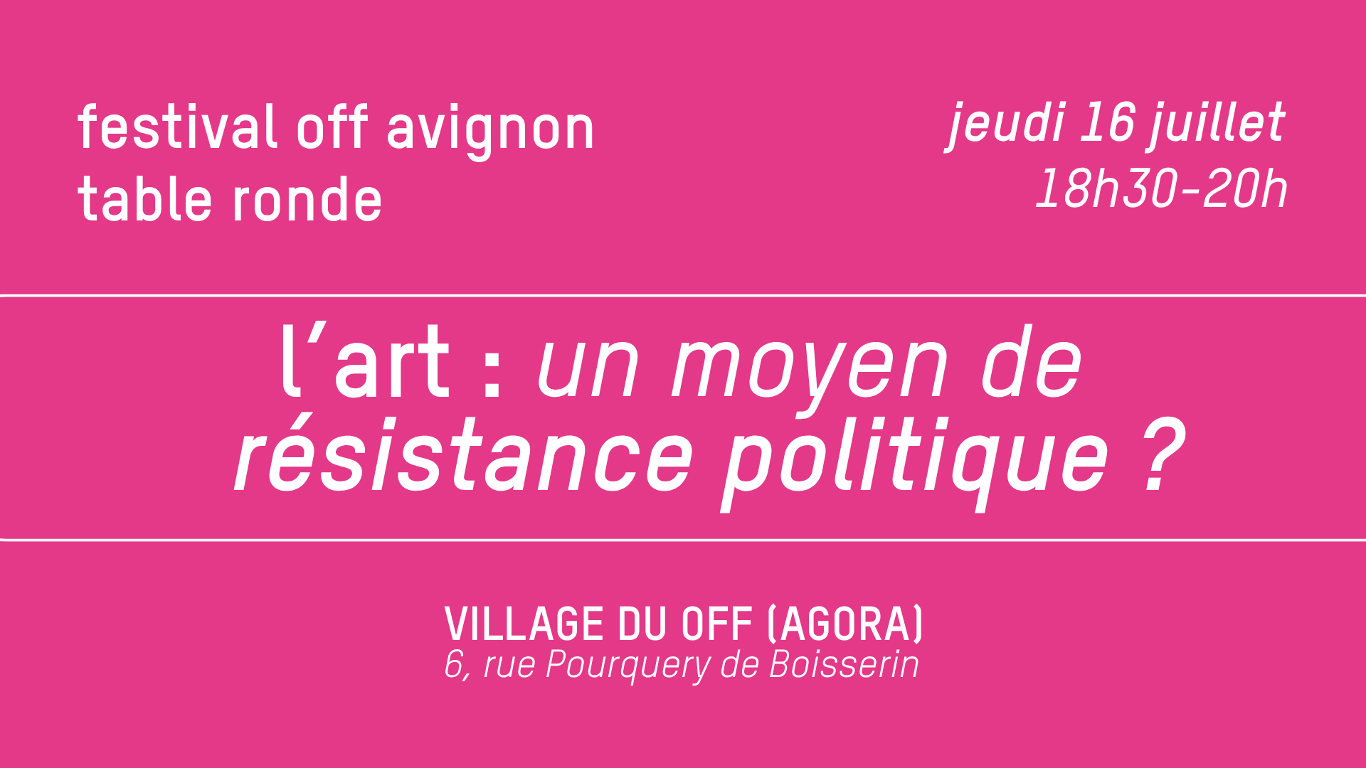 Image en premier plan