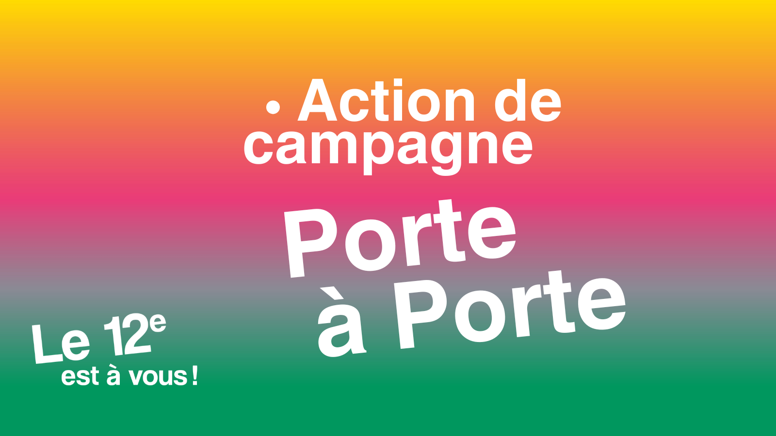 Image en premier plan