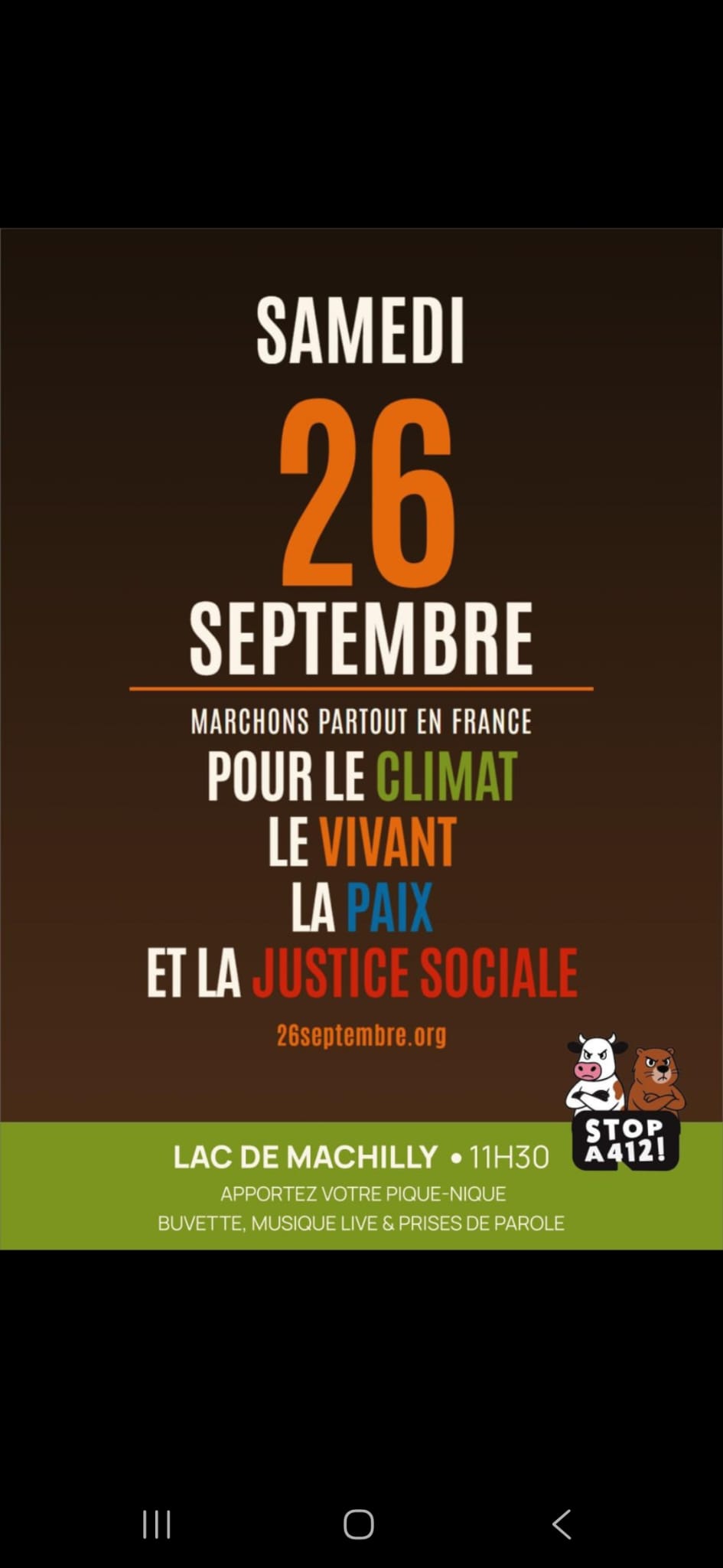 Image en premier plan
